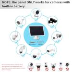 6W Solar Panel Charger with USB Ports, Waterproof