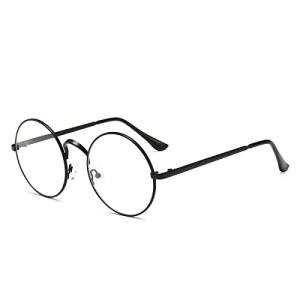 Dollger Retro Circle Glasses with Clear Lens