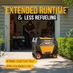 Gidrox 10,000W Tri-Fuel Inverter Generator with Remote Start