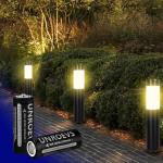 UNROEVS 18500 Rechargeable Solar Lithium Batteries (4 Pack)