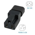 JORINDO 2 Pack C14 to NEMA 5-15R Power Adapters
