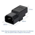 JORINDO 2 Pack C14 to NEMA 5-15R Power Adapters