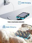 38800mAh Waterproof Solar Power Bank with USB C