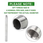 TAISHER 1" NPT Stainless Steel Pipe Nipple