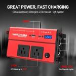 DrimMek 1000W 12V Power Inverter with USB