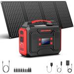300W Portable Solar Generator with 40W Panel