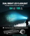BLAVOR 10,000mAh Solar Charger with Dual Flashlight