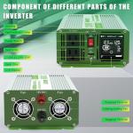 Knoweasy 1200W Pure Sine Wave Inverter for Off Grid