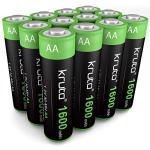 High Capacity 1600mAh AA Rechargeable Solar Batteries
