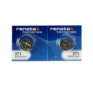 Renata 371 Silver Oxide Batteries - 2 Pack