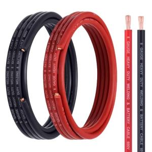 Geosiry 15FT 8 AWG Battery Cable Set