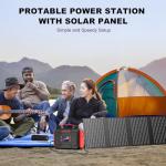 300W Portable Solar Generator with 40W Panel