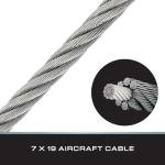 9 ft Heavy-Duty Security Cable with Locking Ends