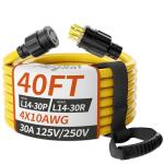 40FT 30 Amp Heavy Duty Generator Extension Cord