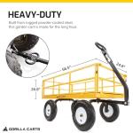 Gorilla Carts Heavy-Duty Steel Utility Cart