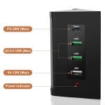 12V 24V to 5V USB Multi-Port Power Adapter