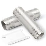TAISHER 2-Pack 1/2" Stainless Steel Pipe Fittings