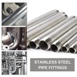 TAISHER 2-Pack 1/2" Stainless Steel Pipe Fittings