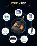 Ampeak 100W Car Power Inverter with Dual USB