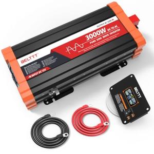 BELTTT 3000W Pure Sine Wave Power Inverter