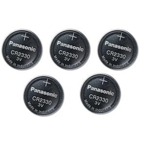 Panasonic CR2330 3V Lithium Battery Pack of 5