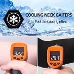 ROCKBROS Cooling Neck Gaiter Face Mask Black