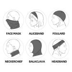 ROCKBROS Cooling Neck Gaiter Face Mask Black