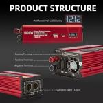 1000W Car Inverter with Dual AC Outlets