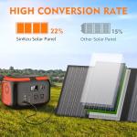 60W Foldable Solar Panel for Portable Power