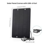 Soshine Mini Solar Panel Charger - 5V 6W