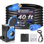 Seeutek 30 Amp 40 FT Generator Extension Cord