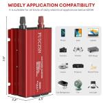 600W Car Power Inverter with Fast Charging Ports