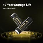 JESSPOW 3.2V Rechargeable Solar Battery Pack 8-Count