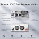 Renogy 2000W Pure Sine Wave Inverter with Bluetooth