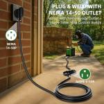 10FT 6 AWG Welder Extension Cord with Adapter