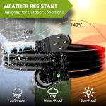 10FT 6 AWG Welder Extension Cord with Adapter