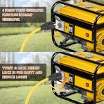 Tellegloww 10 ft 20 Amp Generator Extension Cord