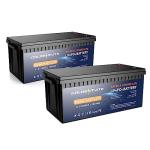 GoldenMate 12V 200Ah LiFePO4 Lithium Battery Set