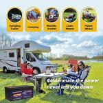 GoldenMate 12V 200Ah LiFePO4 Lithium Battery Set