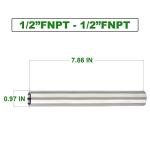 TAISHER Stainless Steel 1/2" NPT Pipe Fittings