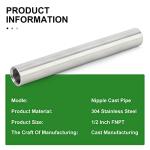 TAISHER Stainless Steel 1/2" NPT Pipe Fittings