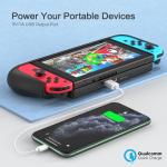 NEWDERY 10000mAh Portable Charger Case for Switch