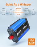 Ampeak 2000W Inverter with Waterproof Cable and USB Ports