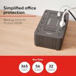 Staples 650VA 8-Outlet Battery Backup UPS