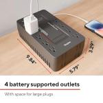 Staples 650VA 8-Outlet Battery Backup UPS
