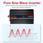 1000W Pure Sine Wave Inverter with Remote Control