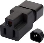 Nema 5-15R to C14 Power Converter Adapter