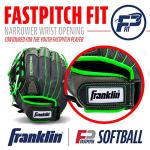 Franklin Sports Green Softball Glove - Left Hand Throw