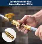 CALPOSE 15FT Natural Gas Grill Hose with Connectors