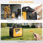 5000 Watts Portable Dual Fuel Inverter Generator